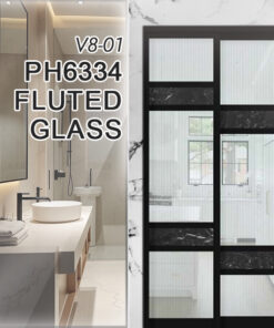 V8-01 PH6334 FLUTED GLASS